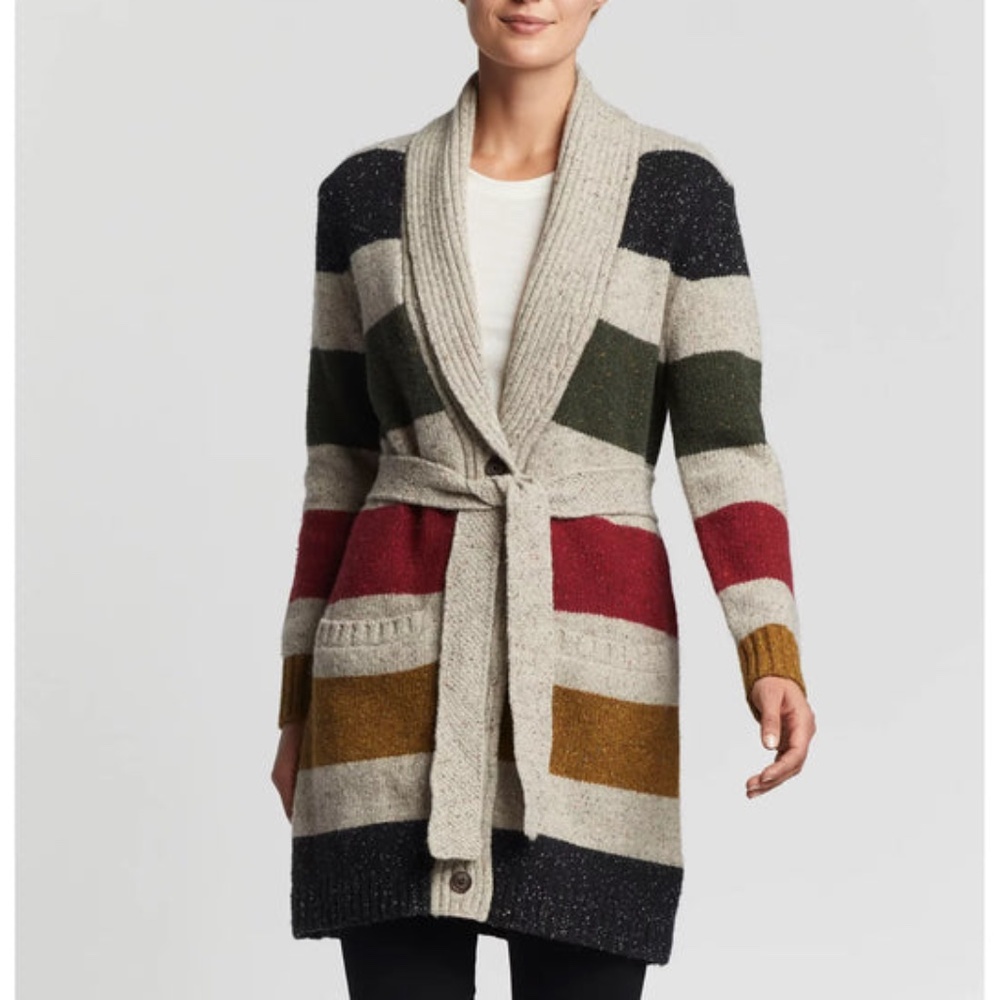 Pendleton Women's Glacier Stripe Cardigan, NWT, M